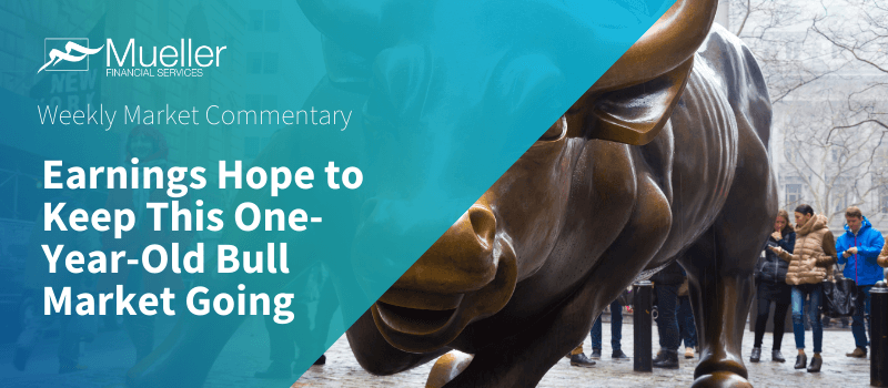Earnings Hope to Keep This One-Year-Old Bull Market Going