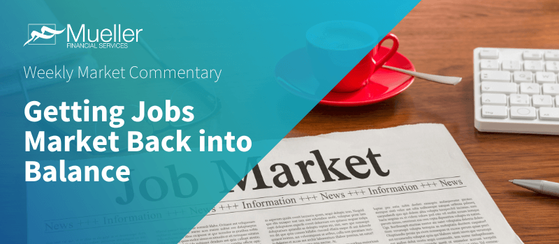 Getting Jobs Market Back into Balance