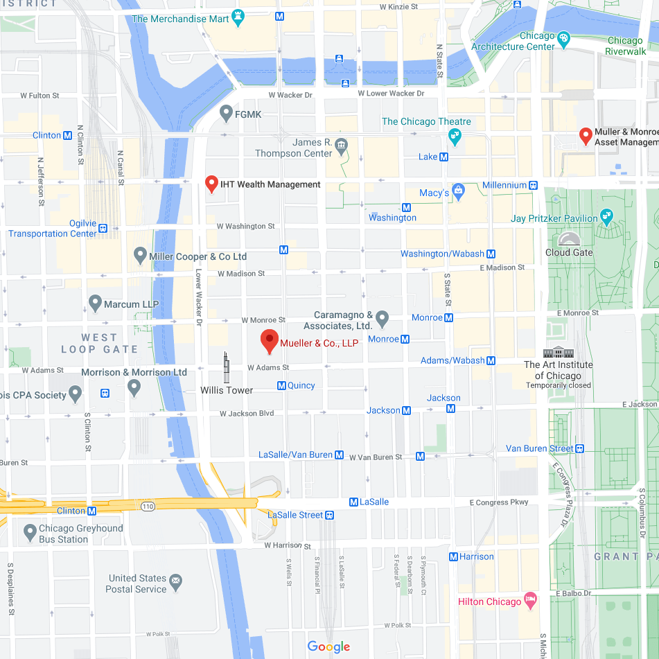 Chicago Location Map